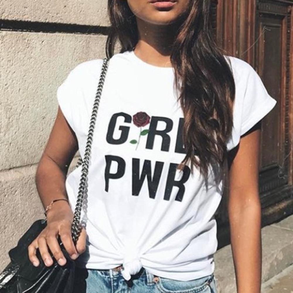 Girl Power Graphic T Shirt